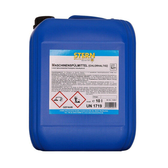 Reiniger Geschirrsp&uuml;lmaschine Chlor 10L