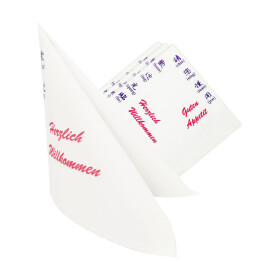 Dinnerservietten 3-lagig 1/4 Falz 40cm, 1000Stk. Ni Hao