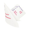 Dinnerservietten 3-lagig 1/4 Falz 40cm, 1000Stk. Ni Hao