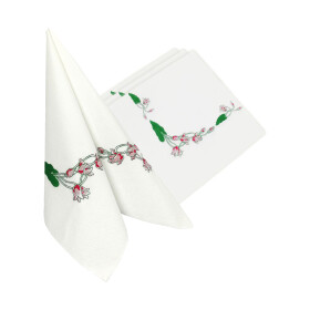 Dinnerservietten 3-lagig 1/4 Falz 40cm, 1000Stk....