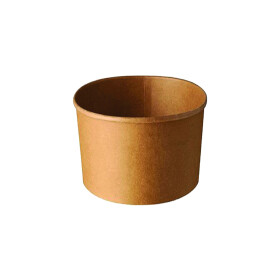 AFU - Papp Schalen braun  &Oslash;11cm o. Deckel 500ml,...