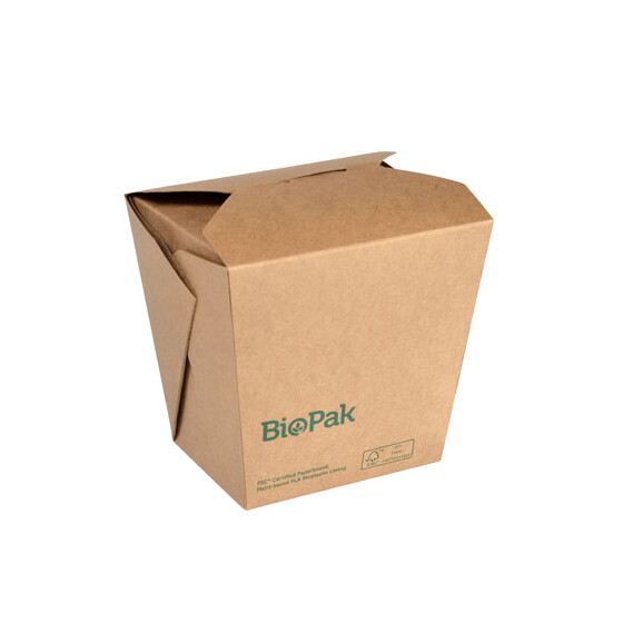 Food Nudelbox Bio braun 500St. 16oz
