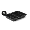 iP - Schale PP 2-Fach schwarz 30. 500St.