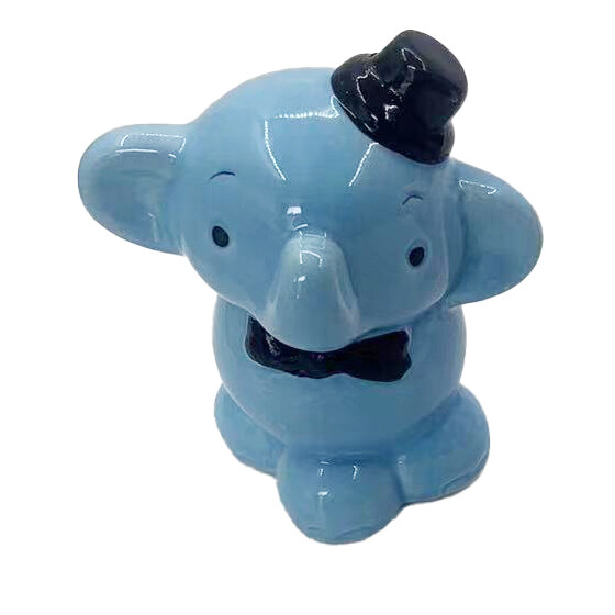 Spardose - Elefant - blau (150St,/Kt.)