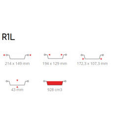 TOP - R1L - Aluschale - 1.000 Stk.