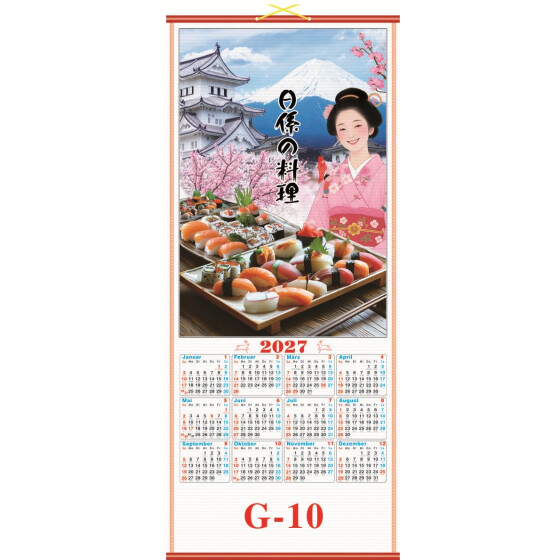 Kalender G-Wandkalender G - 10