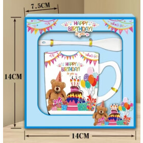 Trinkbecher 2tlg. Happy Birthday