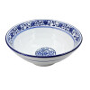 Nudelschale Blumen blau 25 x 10cm gr.