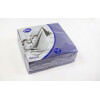 Dinnerservietten Airlaid 1/4 Falz 40cm, 50Stk Dunkel Blau
