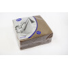 Dinnerservietten Airlaid 1/4 Falz 40cm, 50Stk Braun