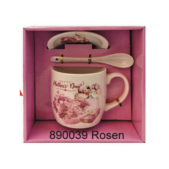 Trinkbecher Muttertag Rosen 3tlg.