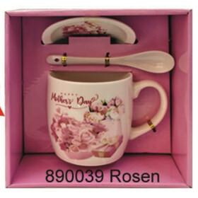 Trinkbecher Muttertag Rosen 3tlg.