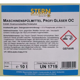 Reiniger Geschirrspülmaschine Gläser OC 10L
