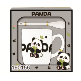 Trinkbecher 2tlg. Panda Bambus