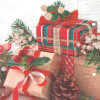 Dinnerservietten 3-lagig 1/4 Falz 40cm, 1600St. Weih. Geschenk